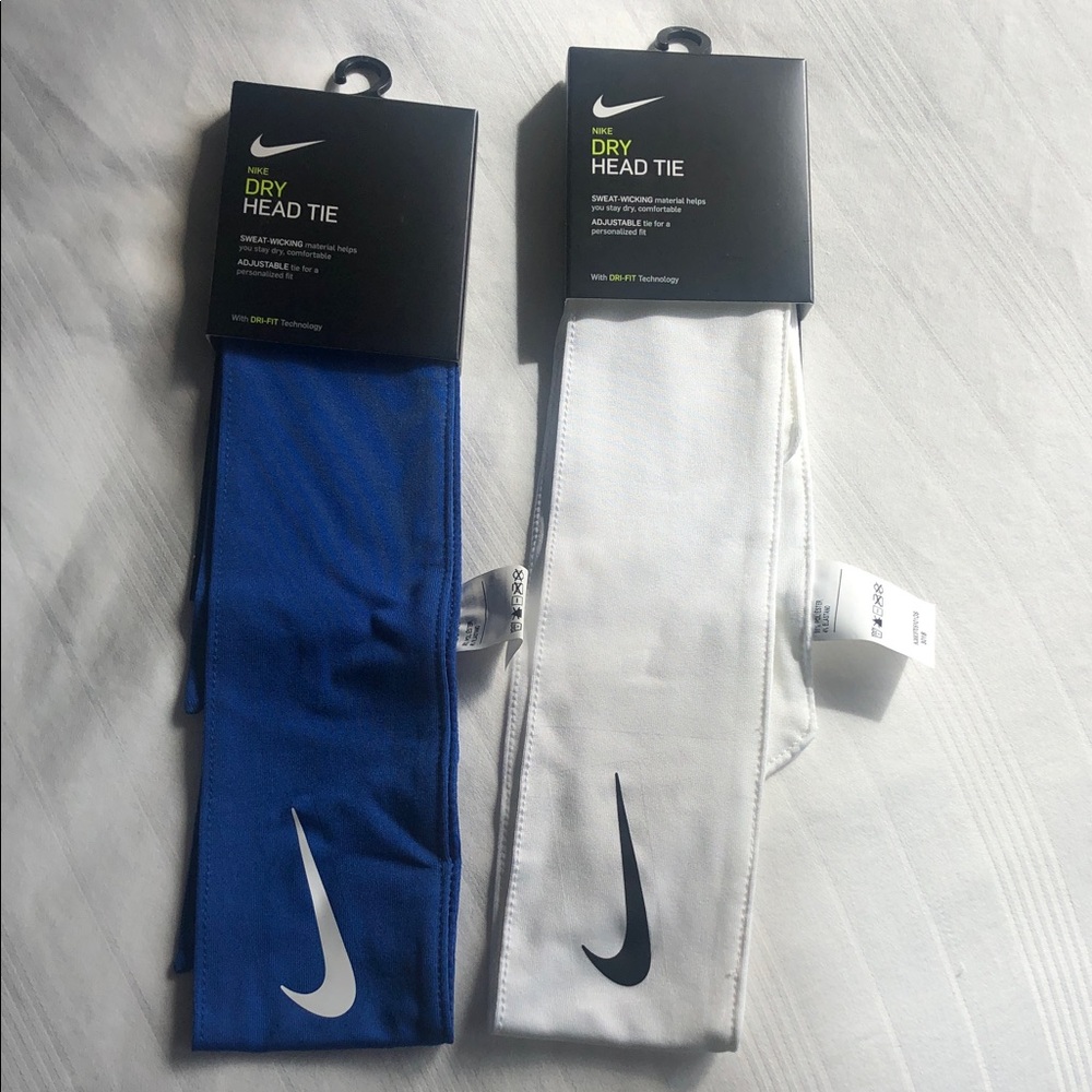 Nike Dry Head Tie Duo - Blue & White